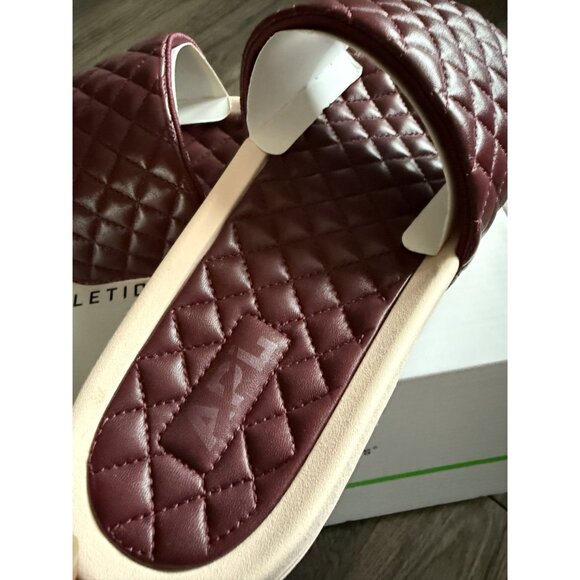 APL Athletic Propulsion Labs Unisex Lusso Slide‎ in Burgundy Creme Size 10 NEW - Picture 4 of 4